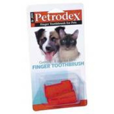 Petrodex Finger Toothbrush For Dogs And Cats 刷牙手指套-2隻裝